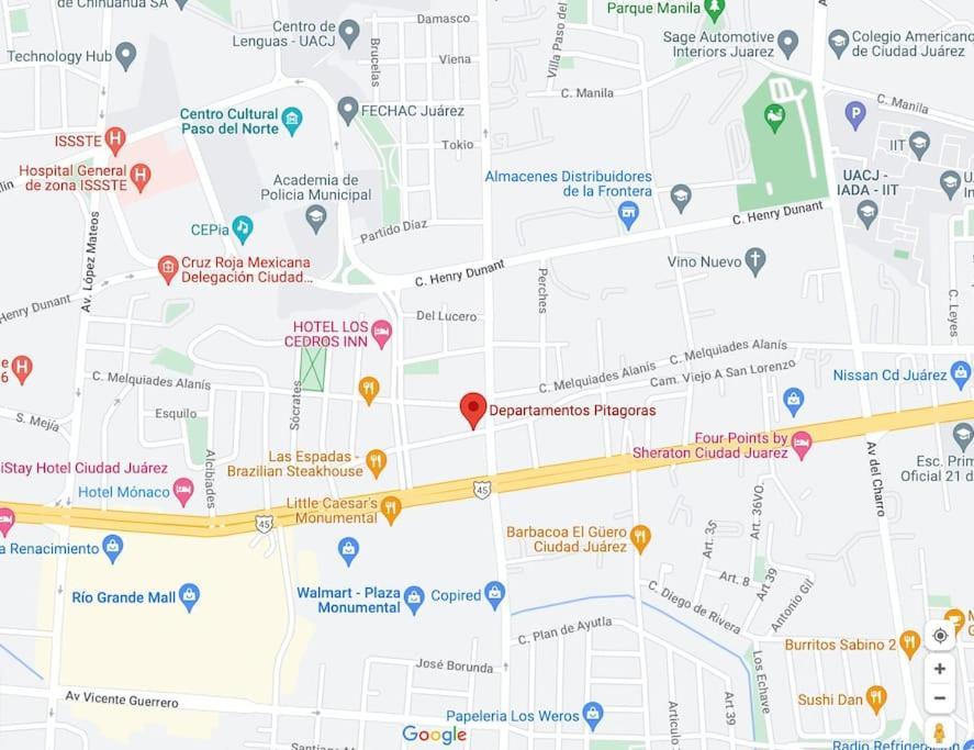 Departamento Pitagoras No 2 Διαμέρισμα Σιουδάδ Χουάρες Εξωτερικό φωτογραφία